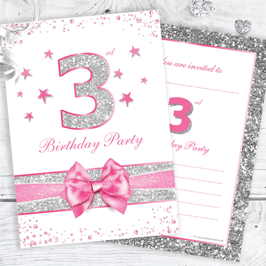 3rd_Birthday_Pink_Sparkly_Birthday_Invitations