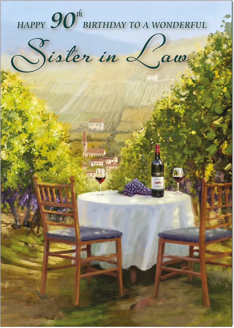 Son in Law 60th Birthday Card from Olivia Samuel - Sunshine and Wine - Gloss Medium Sized Card