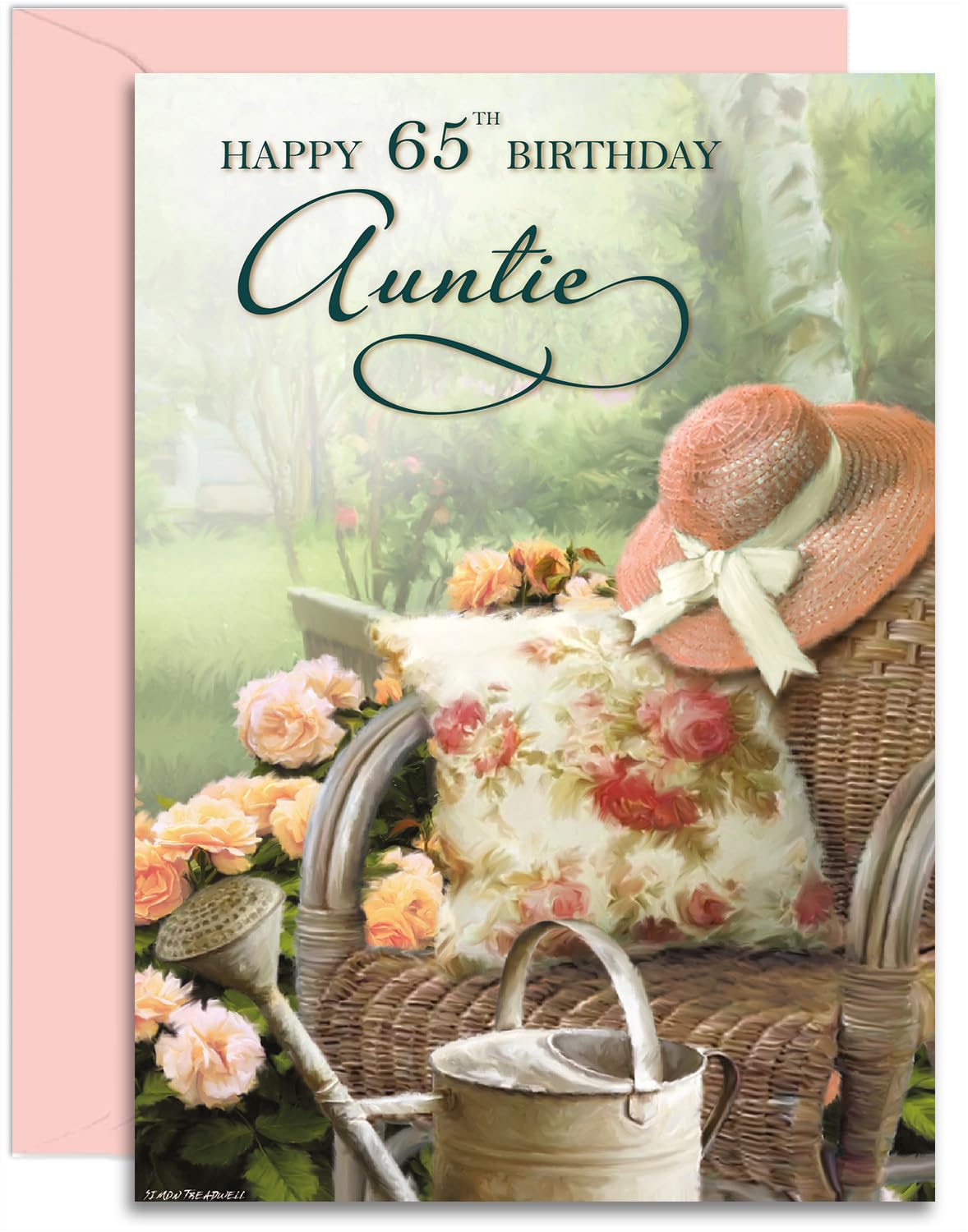 Rachel Ellen Geburtstagskarte Für Tante Mit Aufschrift"Lovely Auntie