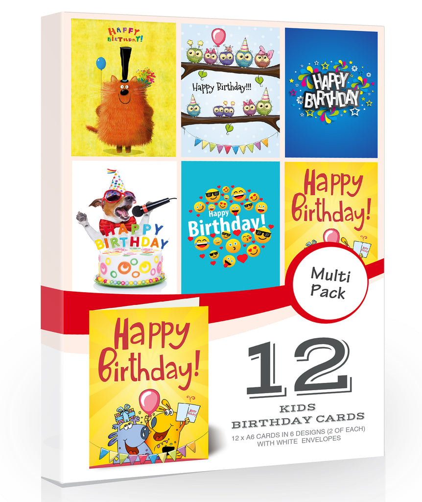 Kids Birthday Card Pack