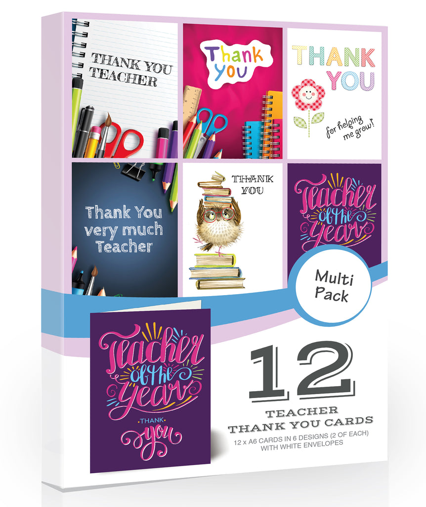 Teacher Thank You Cards Pack from Olivia Samuel
